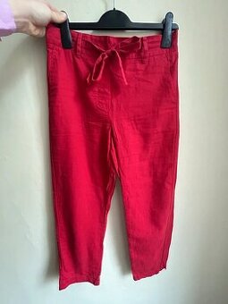 Dámske ľanové nohavice Mango