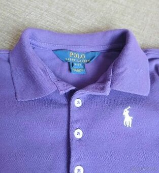 Fialové tričko zn.Polo by Ralph Lauren,2/2T veľ.92