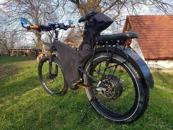 Elektromotorka 5000W / skladaci a rýchly postapo ebike