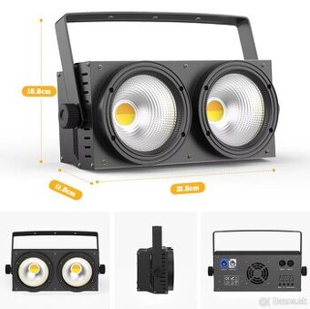 BLINDER scénický reflektor 2x125W COB LED WW/CW NOVÝ