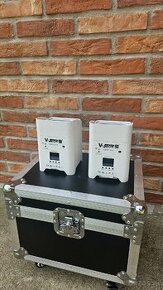 Led Wifi Batériové Svetlá 6x18W RGBWAUV 6in1 V-Show