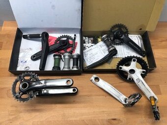 Rôzne kľuky, prevodníky, kazety, reťaze Shimano Xtr, Race Fa