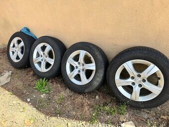 originál elektróny peugeot + zimne gumi 215/60/r16