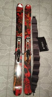 Predám freeride lyže K2 hellbent 189cm + pásy