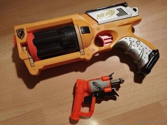 2Ks NERF pištoliek+27ks penových nábojov