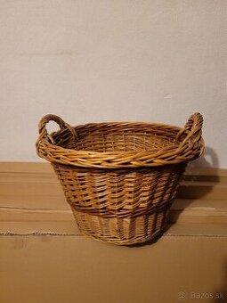 Predám prútený košík - na hračky, bielizeň, na drevo