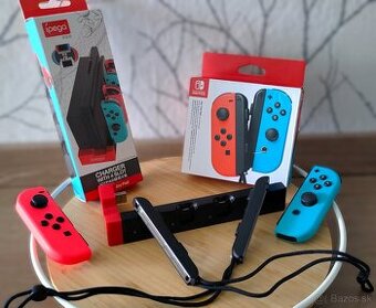 🎮 Joy-Con ovládače + nabíjačka pre Nintendo Switch TOP stav