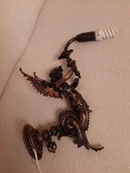 RARITA Starožitná lampa - Nympha.