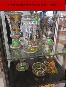 Starožitné kryštály/sklo/porcelán