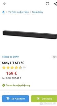 Soundbar Sony HT-SF 150