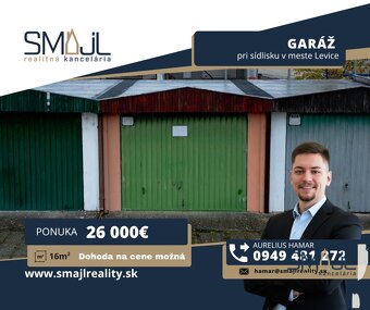 Garáž v meste Levice