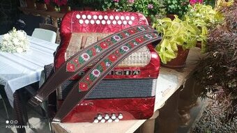 Harmonika-Heligonka.Delícia Favorit 1, C-F,Trojhlasná.