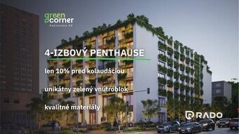 RADO | 4 izbový penthouse 165m² | Greencorner | Bratislava-N