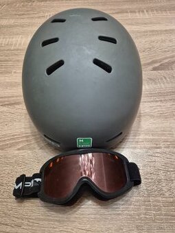 Detská  prilba +  okuliare
