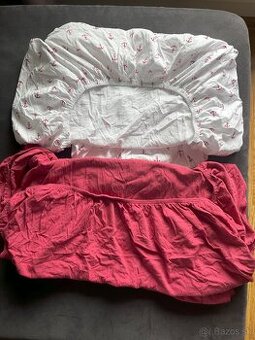 Posteľná bielizeň detská+plachta 2ks, červená, biela,Tchibo