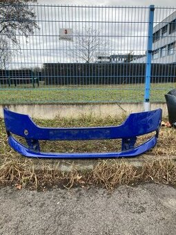 Predni naraznik skoda fabia iii 3 lift modry