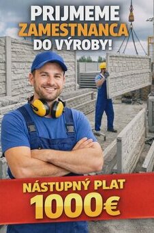 Prijmeme zamestnanca do výroby