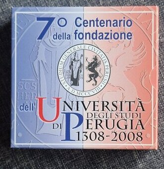 TALIANKO 10€ Ag 2008  - Univerzita Perugia 700. výročie