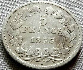 5 francs 1833