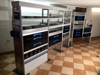 Sortimo Regále do úžitkových vozidiel Transit Ducato Master