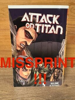 Attack on Titan 5 manga - missprint