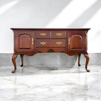 Luxusný masívny sideboard - komoda, top stav, S153xV87xH46
