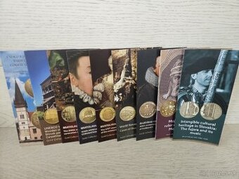 Anglicke letaky k zlatym zberatelskym minciam