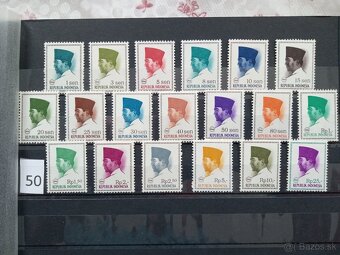 Poštové známky č.862 - 20 ks sérií III. - rôzne námety