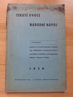 Brožúra - Tekuté ovoce národní nápoj