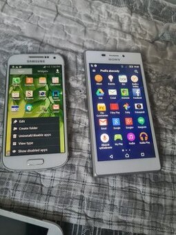 Predám používane telefóny zn. Sony Xperia .M2  A.Samsung gal