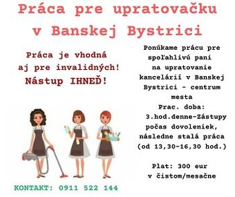 Upratovanie v Banskej Bystrici