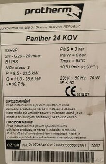 PROTHERM PANTHER - 1
