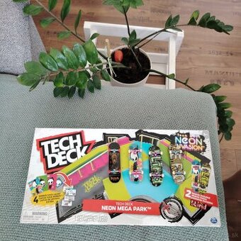 🛹 TECH DECK Neon Mega Park + 2 skaty (bonus)