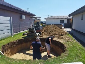 Výkopové a búracie práce BAGER a MINIBAGER TRNAVA MYJAVA