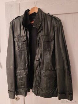 Pánska kožená bunda