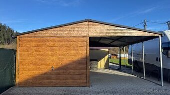 Plechová montovaná garáž PREMIUM