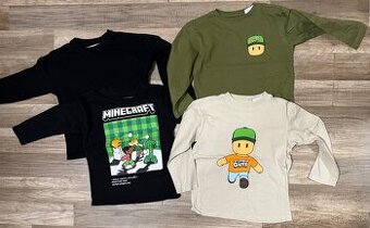 4 x tričko s dlhym rukavom