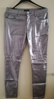 VESTINO pánske strieborné extravagantné nohavice vel. 44