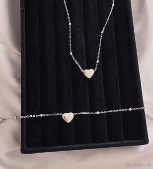 Retiazka+náramok+náušnice z chirurgickej ocele 316L