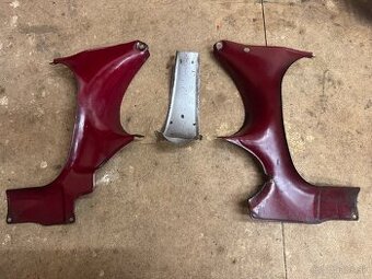 Podsedlové plechy Jawa 250 353 polbubon otvorené sanie