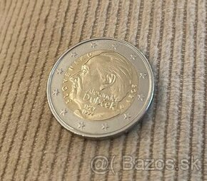 Pamätná 2 eurova minca Alexander Dubček 2021 - 1