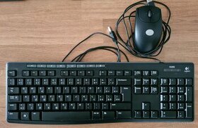 Myš a klávesnica Logitech (čierna)