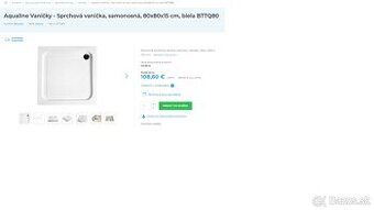 Sprchová vanička NOVÁ v KARABICI