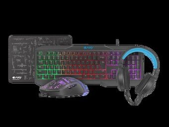 Predám herný set FURY THUNDERSTREAK 3.0, KLAV+MYS+SLUCHADLA