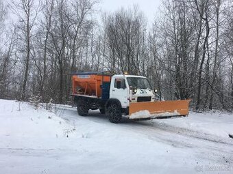 Man G90 4x4 Kipper meiller Komplet z plugiem i piaskarką