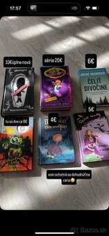 Predám sadu detských a mládežníckych kníh (6 ks)