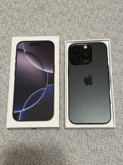 Apple Iphone 16 Pro 128Gb čierny batéria 100 záruka Nay
