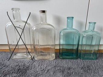Staré pálenkové fľaše 4L,3L,2L