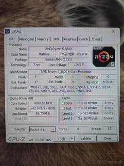 Predám AMD Ryzen 5 3600