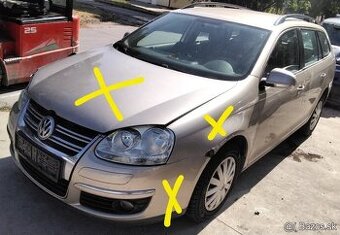 Volkswagen Golf V Variant 1.4 tsi 2008 predám DVERE, PREVODO